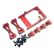 Metal Servo Mount Bracket Beam Crossbeam Shock Mount for WPL C14 C24 B14 B24 1/16 RC Car Upgrades Parts Kit 1