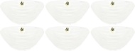 Aderia F-70526 Glass Small Bowl, Clear, Maximum 3.4 x 3.0 x 1.6 inches (8.6 x 7.7 x 4.1 cm), Light B