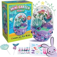 Creativity for Kids Mini Garden Mermaid Terrarium Kit - Crafts and Gifts for Girls Ages 6-8+, Stocking Stuffers