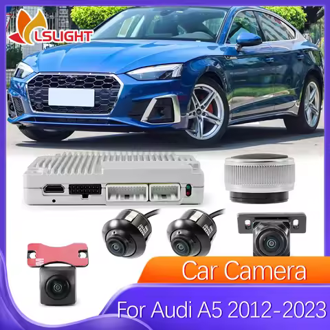 Car Camera For Audi A4 B9 B8 A3 8P A5 2015 2016 2017 2018 2019 2020 2021 2022 2023 360° Around View 