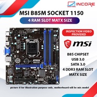 MSI B85M-E45 Socket 1150 DDR3 Intel B85 H81 Motherboard Mobo LGA 1150 4th Gen I3 I5 I7 Intel Motherb