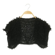 YOAK Bolero Jacket black Ruffles Direct from Japan Secondhand
