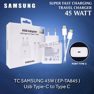 Original Samsung 45 Watt Charger 25 Watt Fast Charging C to C Original 100% 45W 25W
