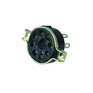 Gold-Plated Tube Holder Socket Bakelite 8-Leg Tube Holder, This Model Can Be Used for KT88/6550/EL34