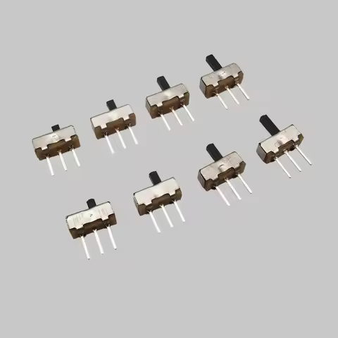 SS12D00 2/3/4/5/6mm Mini Slide Switch 3 Pin 1P2T 2 Position Interruptor ON-OFF Toggle Switch DIP Pan