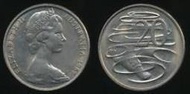 【全球硬幣】澳洲 Australia 1967 20c澳大利亞錢幣 20分 AU
