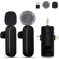 Tearstone Wireless Lavailer Microphone for iPhone, Android, Camera, Professional Wireless Mini Micro