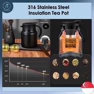 🇸🇬【SG LBHH】316 Stainless Steel Insulation Tea Pot/Thermal Tea Pot