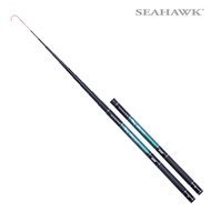 Seahawk Spinning Fishing Rod BISON POLE 6 Feet to 17 Feet + Hollow Fiberglass [Portable]