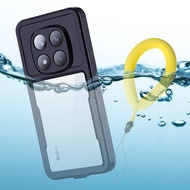 Waterproof Case for Xiaomi Redmi Note 14 Pro 5G Diving Cases 360 Degree Full Cover Snorkeling Casing