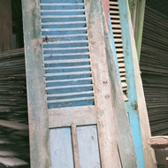 pintu kayu jati krepyak bekas