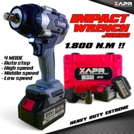 APR raja impact wrench AP126promax 1000nm body kecil tenaga jumbo versi lengkap dari ap84 promax bor