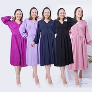 Ayumi Midi dress / Midi dress Korea premium PLUS SIZE