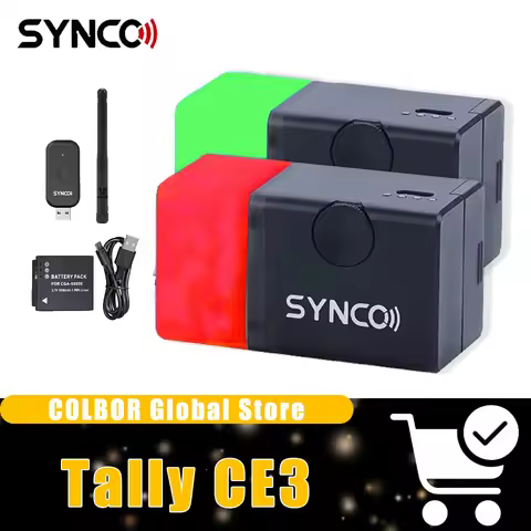 SYNCO CE3 Tally Light Camera Eye Transmitter 2.4G Lora IP Remote Connectivity 10H Battery Life Suppo