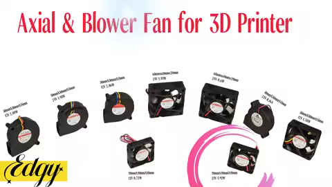 40mm 50mm 60mm 5015S DC 12V 24V 4010 6020 Axial Fan Blower Fan for 3D Printing Printers Parts