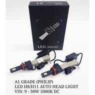 A1 GRADE (PHILIP) H8/H11 LED 5000K