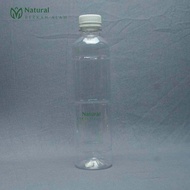 400 Ml Almond Bottle Natural Line Plastic Cap / Plastic Bottle / Bottle / Drink Bottle / Aqua Bottle