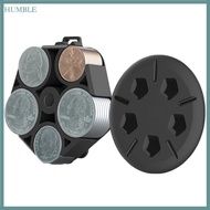 humb Compact Coin Holder for Case for Car Change Organizer 5 Compartments Large Capacity for Holding