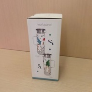 7-11 mofusand 玻璃水樽 瓶 連不銹鋼茶隔蓋