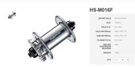 (動力方程式單車) Hubsmith HS-M016F/R 超輕六孔碟煞花鼓, 32孔黑色(一組只有338g)