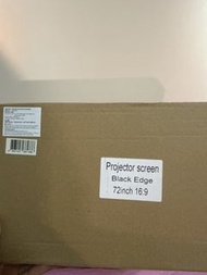 72-inch Projector Screen Black Edge