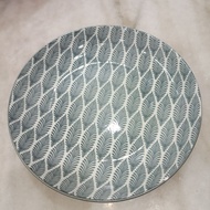 Ceramic Plate 21cm in diameter and 4cm in height, offering a practical size serving dishes salad jap