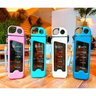 Square Drinking Water Bottle Straw box drinking water bottle ZANNUO school children's bottle