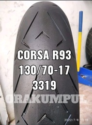 Ban motor Corsa R93 ring 17 ukuran 130/70 ban motor moge ban Sofcoumpoun ring 17 ban motor second tubles ring 17 merek Corsa R93