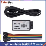 USB Logic Analyzer 24MHz 8 Channel 24M/seconds Logic Analyzer Debugger For ARM FPGA Logic Analyzer L