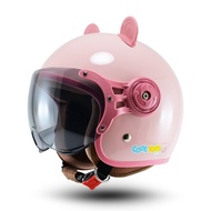Cute Pilot Helmet for Boys and Girls, Plain, Cool Kids, SNI, Latest, Helmet Budak, Helmet Budak 2-8 
