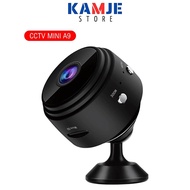 KAMJE Kamera CCTV Mini Wifi Kecil Tanpa Kabel Langsung Hp Jarak Jauh Outdoor Full HD IP Camera 1080P