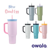 Owala 40oz (1182ml) Insulated Stainless Steel Tumbler, Assorted Colours