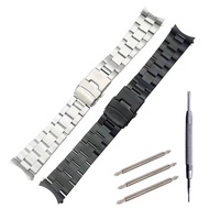 18mm 19mm 20mm 21mm 22mm Stainless Steel Solid Brush Cruved End Oyster Watch Strap Band Bracelet Fit For SKX007 SKX009 Watch