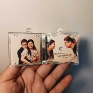 Personalized Mini CD Keychain with NFC Tag