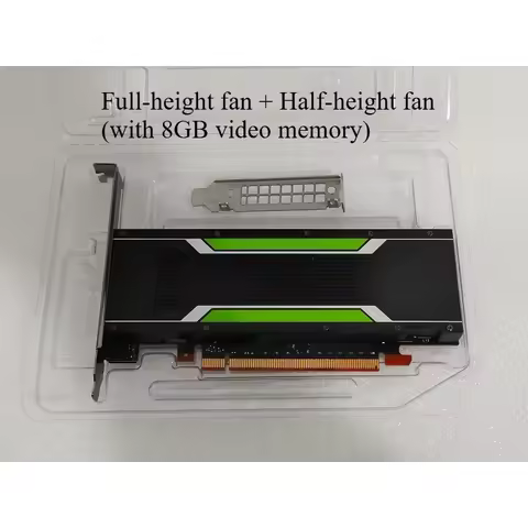 For NVIDIA Tesla GPU Card P4 8G T4 Half-Height P40 M40 24GB P100 16G AI Computing Accelerator Card