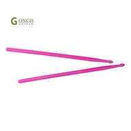 2pcs 5A  Drumsticks Light Up Drumsticks Nylon Glow Drumsticks Stage Performer Drummer Gift Drumstick