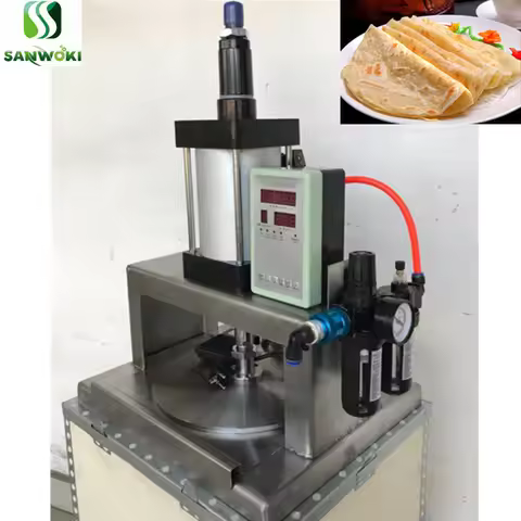 30cm/36cm Pneumatic pizza dough pressing machine Tortilla pie Press Maker pita bread presser machine