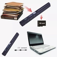 เครื่องสแกนเอกสารแบบพกพาHandheldPortable A4 Book Document Photo Scanner 300DPI