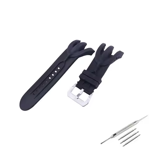 36mm Men Rubber watch bands Compatible for Invicta Pro Diver Watch silicone strap buckle accessories