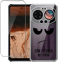 LYZXMY Case for IIIF150 B3 Pro (6.6 inches) Transparent Mobile Phone Case + Tempered Glass Screen Pr