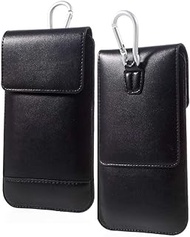 DFV mobile - Belt Case Cover Vertical Double Pocket for nubia X 5G (2019) - Black