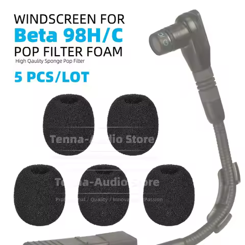 Microphone Sponge Windscreen Pop Filter Compatible With Shure Beta 98 H/C 98A A WB98H/C BETA98H/C WB