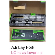 YAMAHA LC135 4S / LC135 5S AJI RACING CNC FORK LAY FORK KIT ( LOWER 1.0 / 1.5INCH )