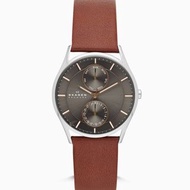 Skagen Holst Brown Leather Multifunction Watch SKW6086 丹麥品牌 啡色 真皮手錶