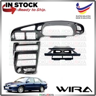 [CARBON FIBER] Proton Wira Satria Putra Meter Cluster Radio Cup Holder Panel Garnish Moulding Cover 
