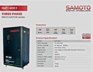 Stabilizer Samoto 40KVA 36 KW IO 3 Phase Servomotor Toroidal Transformer