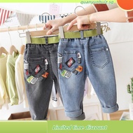 Korean Spring Casual 3-8 Year Old Baby Boy Kids Jeans