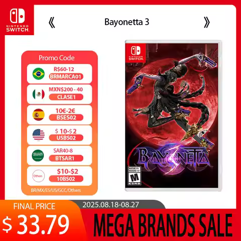 Nintendo Switch Game Deals - Bayonetta 3 - for Switch OLED Switch Lite Game 100% Original Physical C