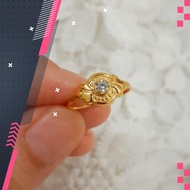 cincin mata emas muda 1/2 gram