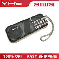 Aiwa C-26A Portable Radio/MP3 Music Player with Lightweight Support TF Card & FM Radio Function (Ros